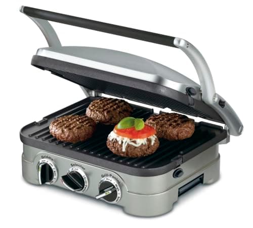 Cuisinart Griddler 5-IN-1 Indoor Grill and Panini Press (GR-4NP1)