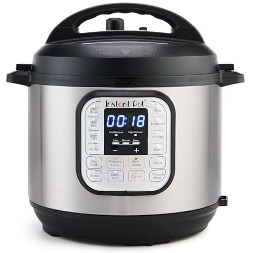 Instant Pot Duo 7-IN-1 Electric Pressure Cooker (6 Quart) – Stainless Steel Inner Pot with 13 One-touch Cooking Presets