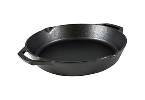 Lodge 10.25-INCH Pre-seasoned Cast Iron Dual Handle Pan for Oven, Stovetop, Grill, and Campfire Cooking