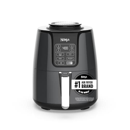 Ninja AF101 4-QUART Air Fryer – 1550-WATT Programmable Base with Air Fry, Roast, Reheat & Dehydrate Modes