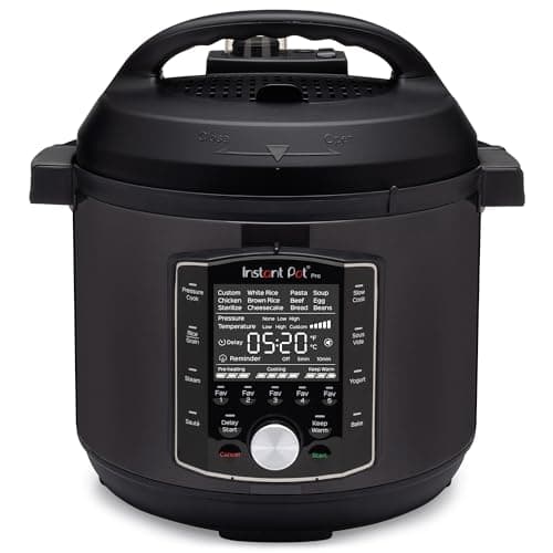 Instant Pot Pro 8-QUART 10-IN-1 Electric Multi-cooker with Pressure Cook Slow Cook Sous Vide and Steam Modes
