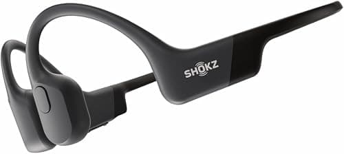 Shokz Openrun Bone Conduction Open-ear Bluetooth Sport Headphones with Mic, IP67 Waterproof & 8-HR Battery