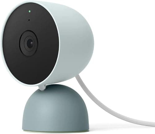Google Nest Cam (wired) 2ND Gen Indoor Security Camera with Intelligent Alerts for People, Pets, and Vehicles