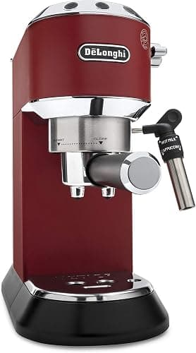 De'longhi Dedica Deluxe 15-BAR Pump Espresso Machine (EC685M) – Rapid Thermoblock Heating with Adjustable Premium Milk Steam Wand