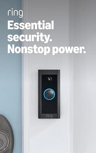 Ring Video Doorbell Wired with 1080P Hd Video and Two-way Talk
