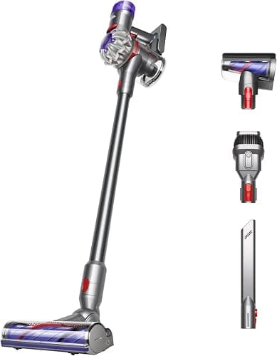 Dyson V8 Cordless Vacuum Cleaner – 115AW Suction Power with De-tangling Motorbar & Advanced Whole-machine Filtration