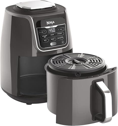 Ninja AF161 Max Xl Air Fryer 5.5-QUART (7-IN-1 Functionality, Max Crisp Tech, 450°F Heat, Ceramic Nonstick Basket)