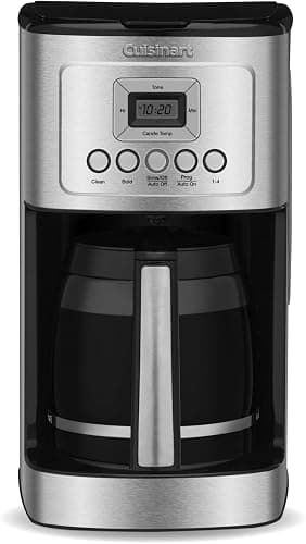 Cuisinart 14-CUP Programmable Coffeemaker with Perfectemp Technology, Glass Carafe, and Brew Strength Control (DCC-3200P1)