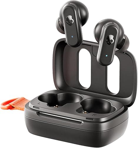 Skullcandy Dime 3 True Wireless Earbuds (bluetooth 5.3, 20H Total Battery, IPX4 Water Resistant, Tile Finding Tech, Black)
