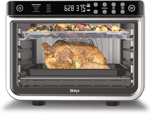 Ninja Foodi 10-IN-1 Xl Pro Air Fry Digital Convection Toaster Oven (DT201) – True Surround Convection with 1800W Power & Digital Handle