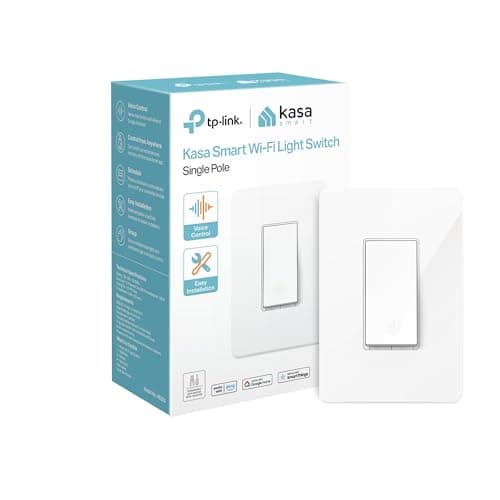 Kasa Smart Light Switch (HS200) Single Pole with App and Voice Control