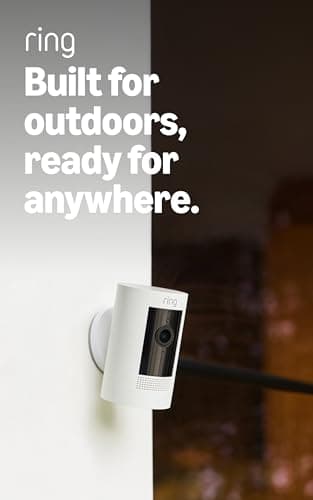 Ring Stick Up Cam Battery Hd Security Camera – 1080P Color Night Vision with Custom Privacy Zones & Motion Alerts