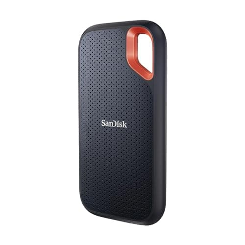 Sandisk Extreme 1TB Portable External Nvme Ssd – Usb-c 3.2 Gen 2 with 1,050 Mb/s Read Speed & Carabiner Loop for Travel