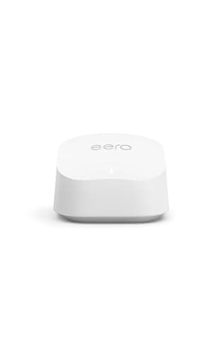 Amazon Eero 6+ Dual-band Mesh Wi-fi Router – 160MHZ Client Support with Built-in Smart Home Hub & Coverage Up to 1,500 Sq Ft