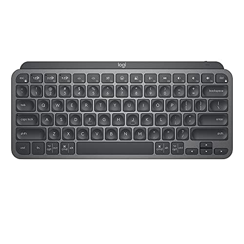 Logitech Mx Keys Mini Minimalist Wireless Illuminated Keyboard with Perfect Stroke Keys Graphite