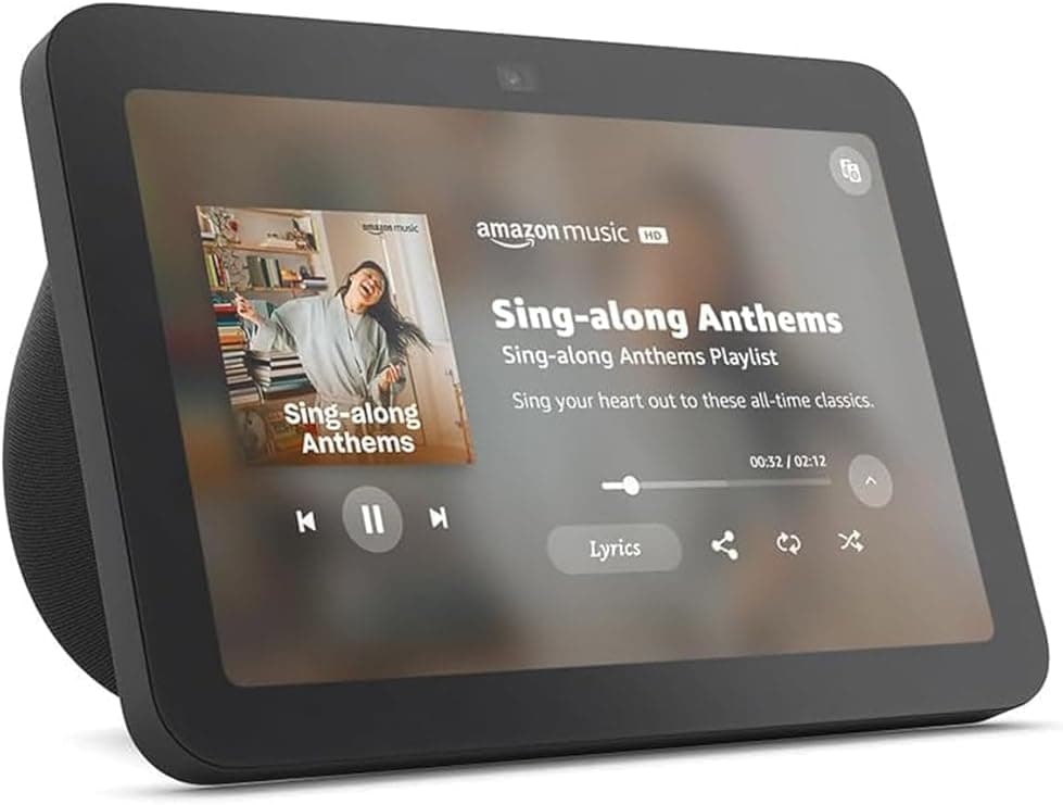 Amazon Echo Show 8 (3RD Gen) – Hd Smart Display with Built-in Smart Home Hub & Auto-framing 13MP Camera