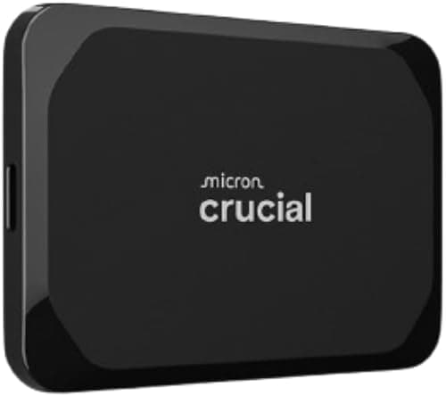 Crucial X9 1TB Portable External Ssd Up to 1050MB/S Read Speeds Usb 3.2 GEN2 Usb-c Solid State Drive