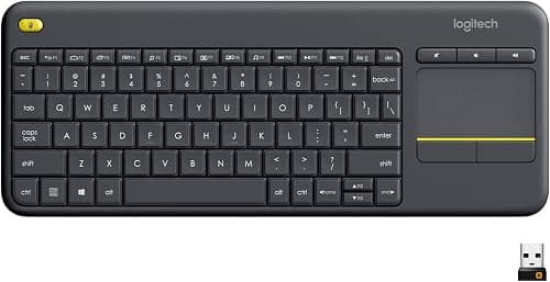 Logitech K400 Plus Wireless Touch Tv Keyboard with Integrated Touchpad