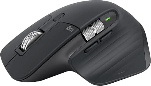 Logitech Mx Master 3S Wireless Performance Mouse – Magspeed Electromagnetic Scrolling with Logi Bolt & Bluetooth Connectivity