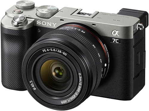 Sony Alpha 7C Full-frame Compact Mirrorless Camera Kit with Fe 28-60MM F/4-5.6 Lens – 5-AXIS In-body Stabilization & Real-time Eye Af