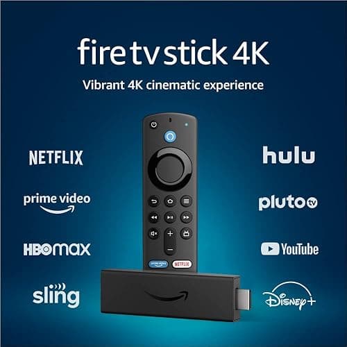 Amazon Fire Tv Stick 4K Streaming Device with Dolby Vision and Alexa Voice Remote