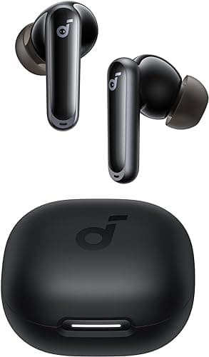 Soundcore P40I by Anker Noise Cancelling Wireless Earbuds with Adaptive Anc, 2-IN-1 Phone Stand Case, Wireless Charging, and IPX5 Water Resistance