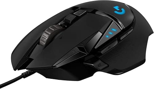 Logitech G502 Hero High Performance Wired Gaming Mouse – Hero 25K Sensor with 25,600 Dpi & Lightsync Rgb Lighting