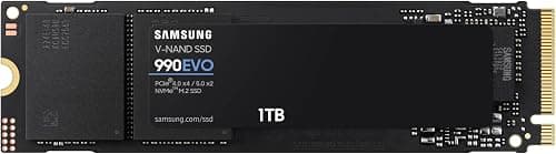 Samsung 990 Evo 1TB Pcie Gen 4X4 / 5X2 M.2 2280 Internal Solid State Drive with Upgraded Thermal Control