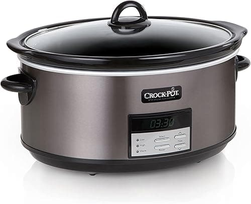 Crock-pot 8-QUART Programmable Slow Cooker with Digital Timer and Auto-warm Setting (SCCPVFC800-DS)