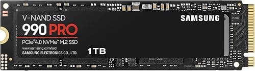Samsung 990 Pro 1TB Pcie 4.0 Nvme M.2 Internal Ssd (up to 7,450 Mb/s)