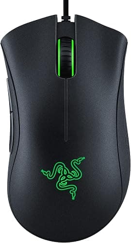 Razer Deathadder Essential Wired Gaming Mouse – 5 Independently Programmable Hyperesponse Buttons with 10M Click Lifespan