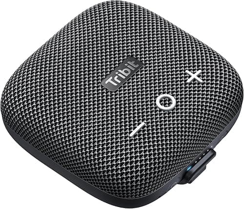 Tribit Stormbox Micro 2 Portable Bluetooth Speaker with 10W Sound, IP67 Waterproofing, Integrated Strap, and Power Bank Function